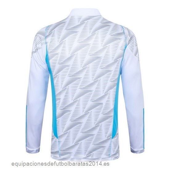 Nuevo Sudadera Entrenamiento Argentina 2023 Blanco Azul Baratas